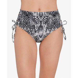 Salt + Cove Juniors Simple Scale Lace-Side Bikini Bottoms Black Size XS H306AFA